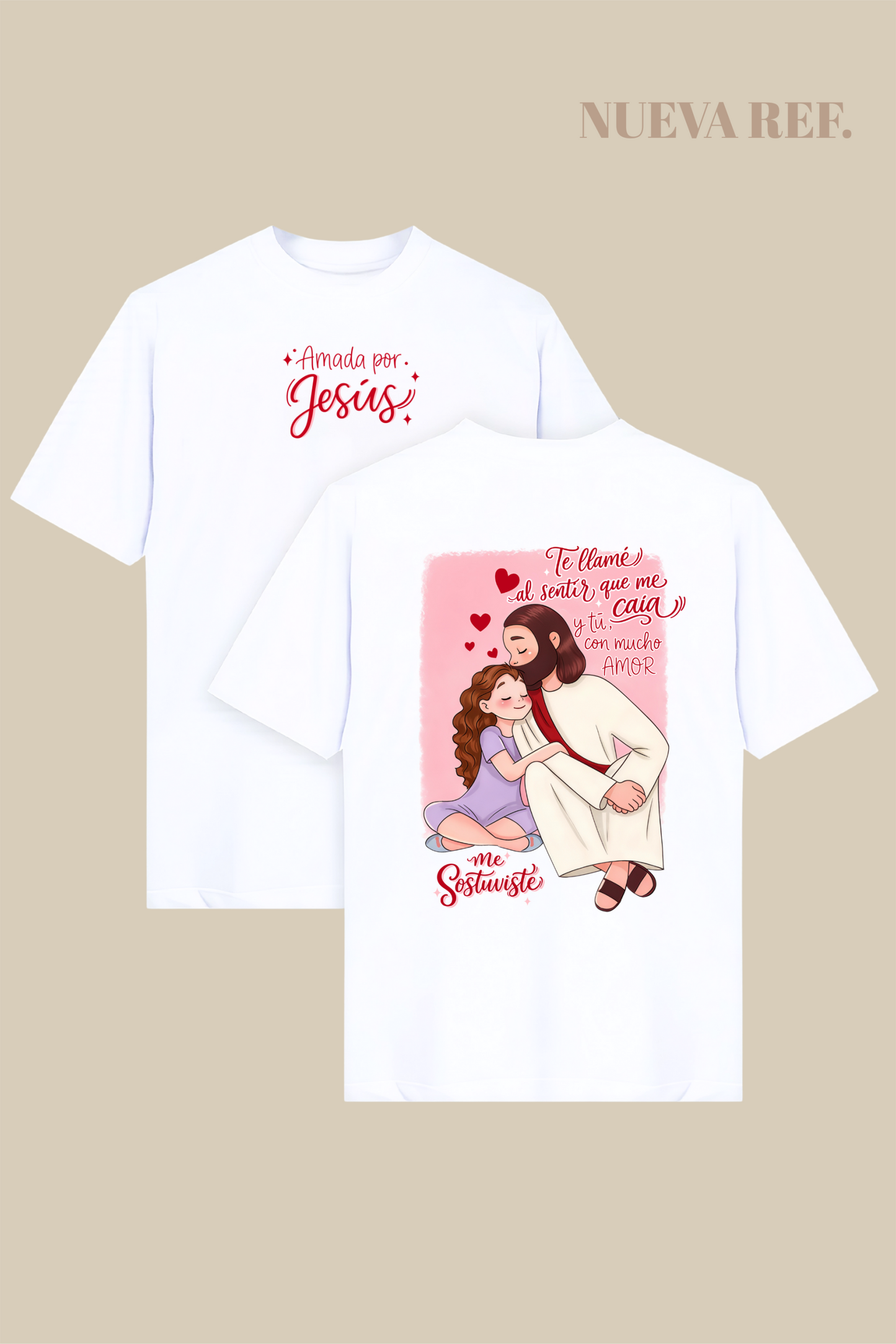 CAMISETA AMADA POR JESUS 💗