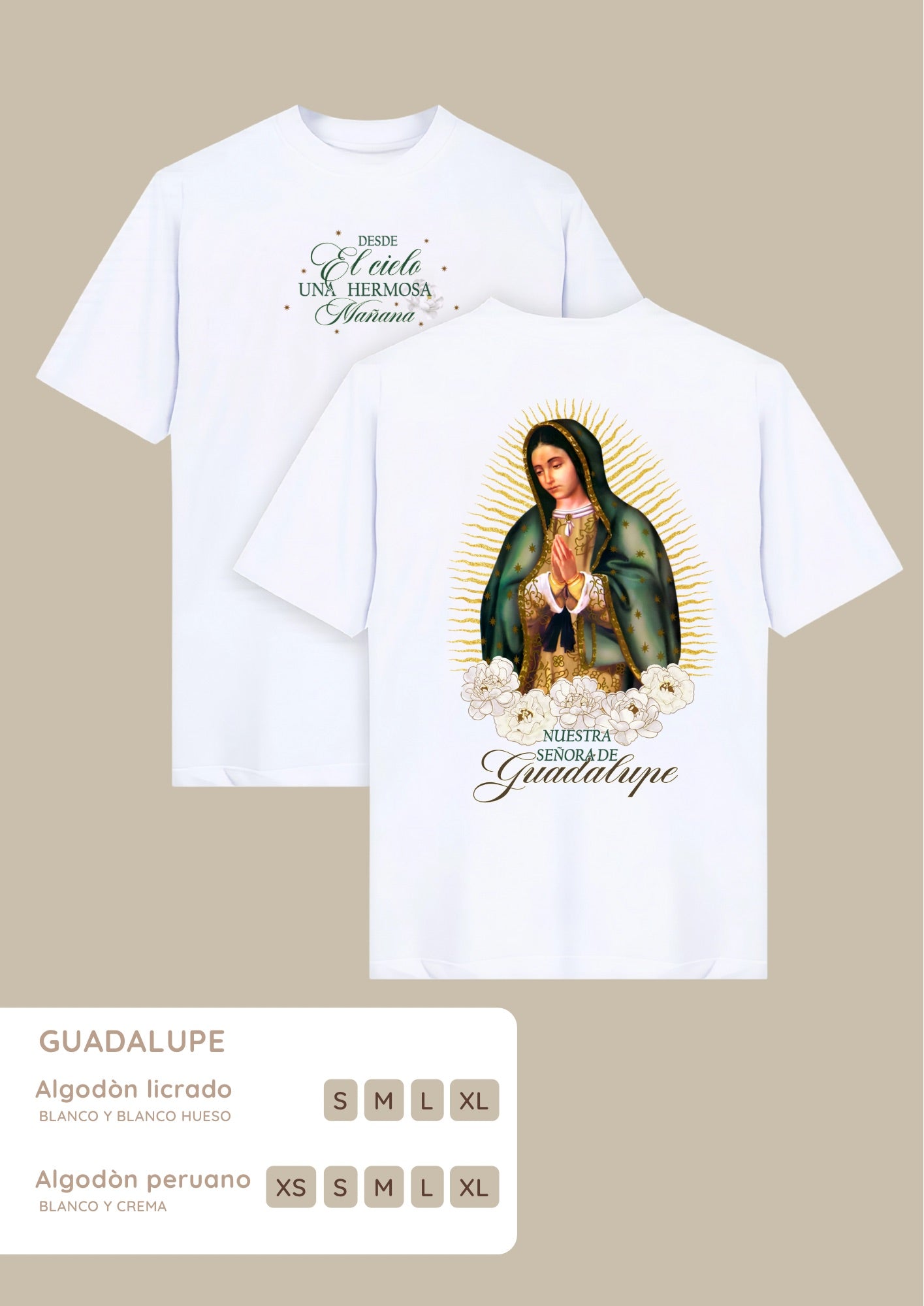 CAMISETA GUADALUPE