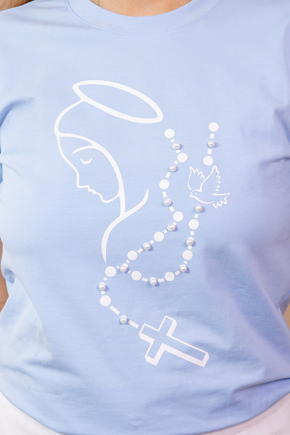 CAMISETA ROSARIO A JESÙS POR MARÌA