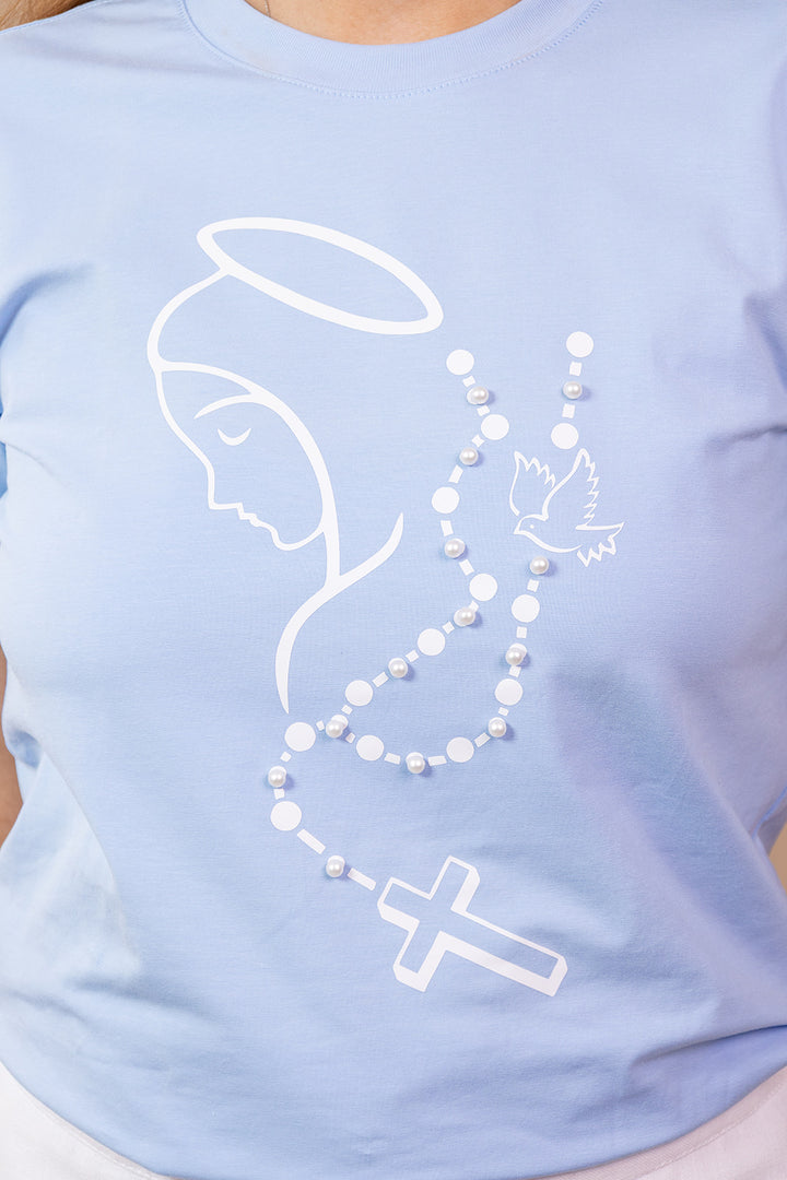CAMISETA ROSARIO: A JESÙS POR MARÌA