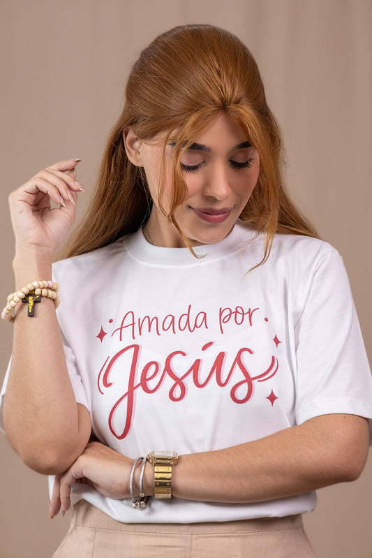 CAMISETA AMADA POR JESUS 💗