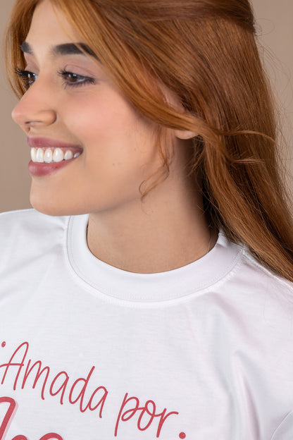 CAMISETA AMADA POR JESUS 💗