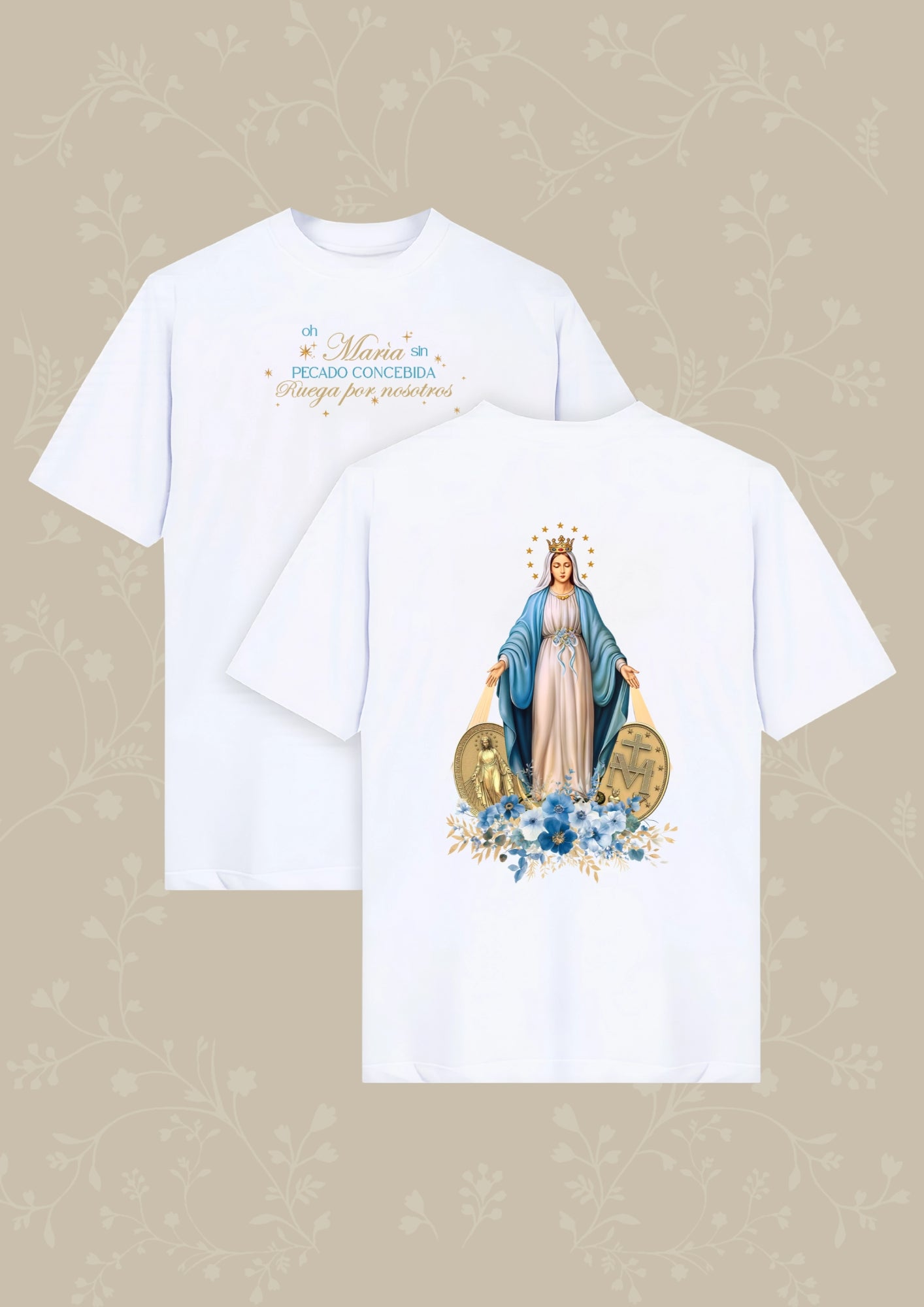 CAMISETA VIRGEN DE LA MEDALLA MILAGROSA