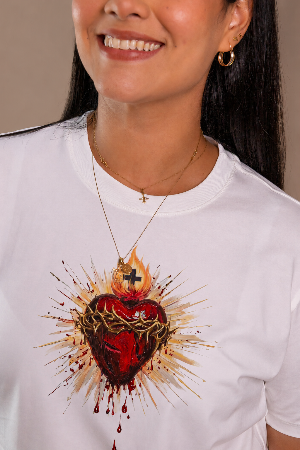 CAMISETA SAGRADO CORAZÓN DE JESUS