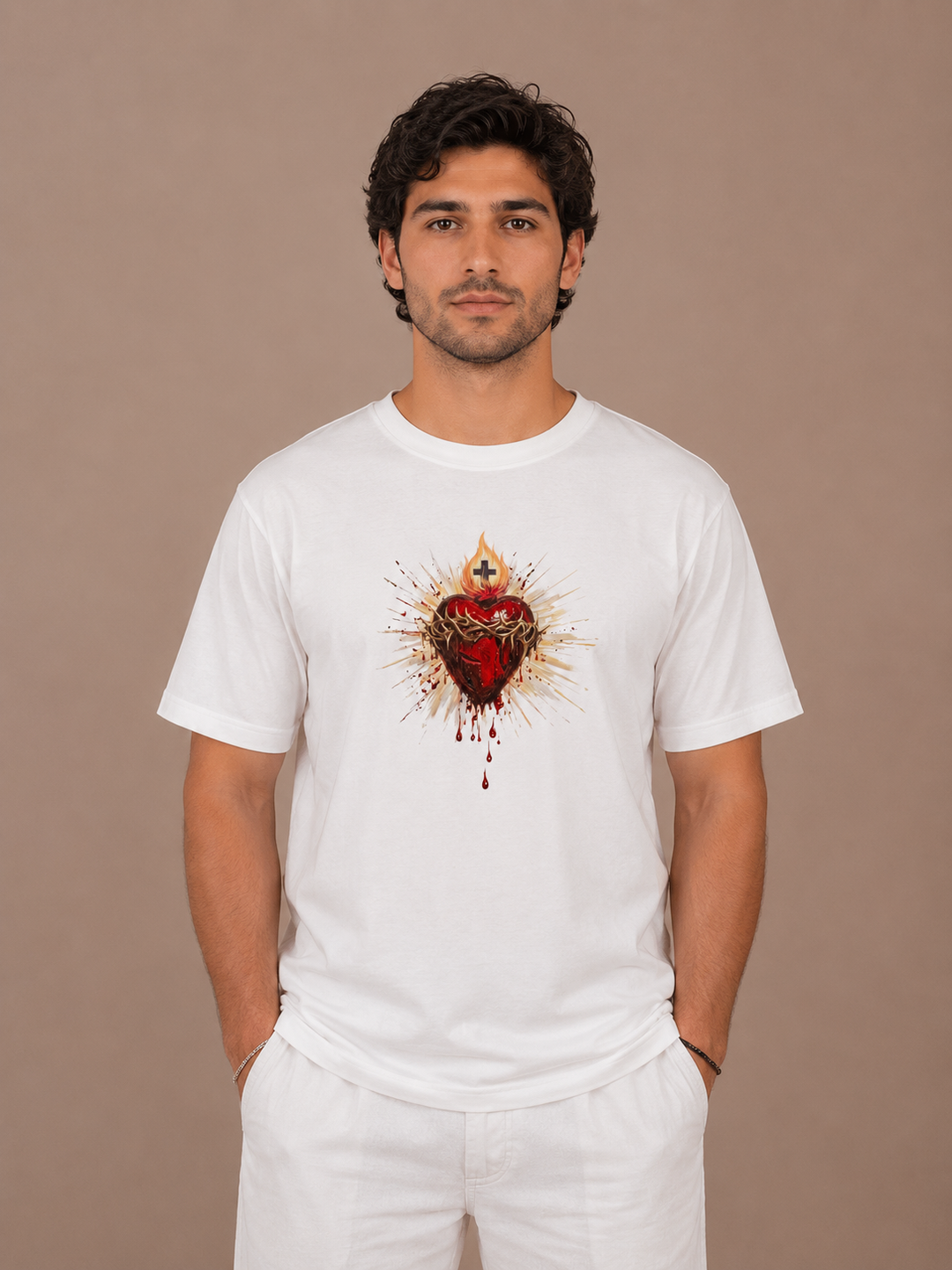 CAMISETA SAGRADO CORAZÓN DE JESUS