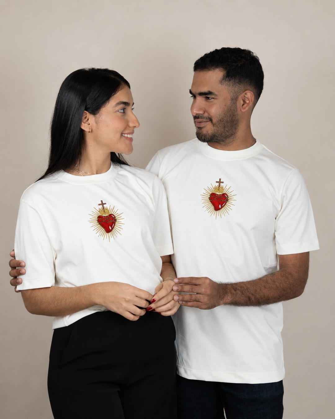 CAMISETA CORAZÒN DE JESÙS bordado