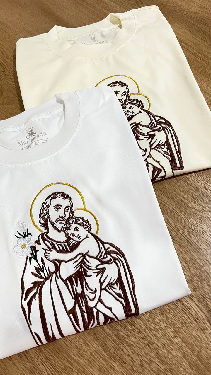 CAMISETA BORDADA:  SAN JOSÉ