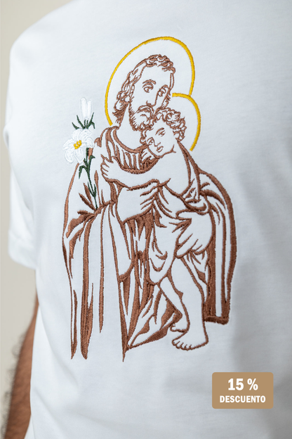 CAMISETA BORDADA:  SAN JOSÈ