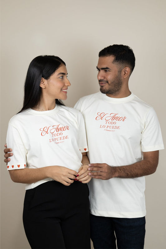 CAMISETA 1 CORINTIOS EL AMOR TODO LO PUEDE
