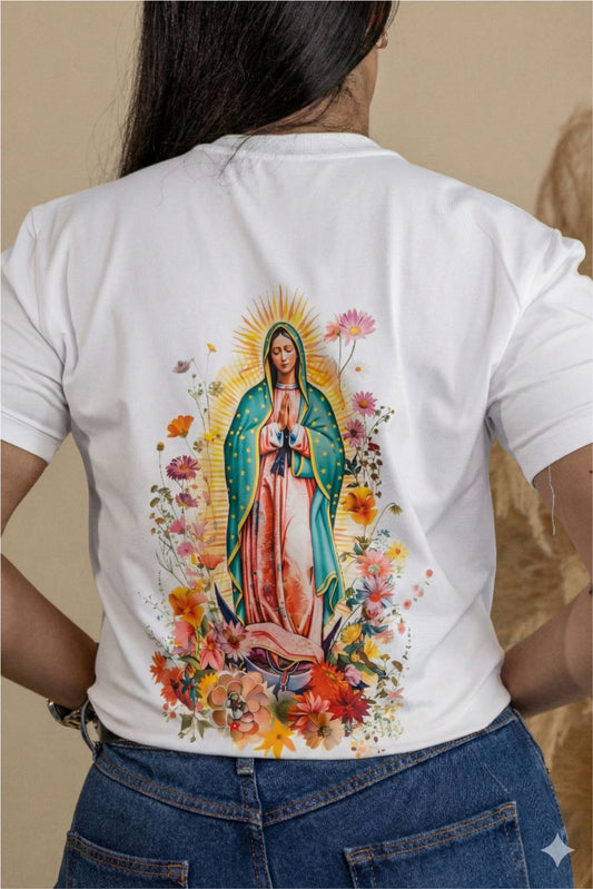 CAMISETA GUADALUPE FLORAL
