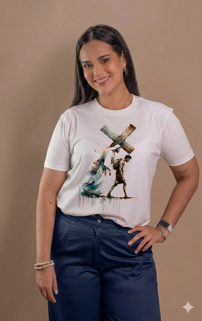 CAMISETA CAMINANDO CON JESÙS