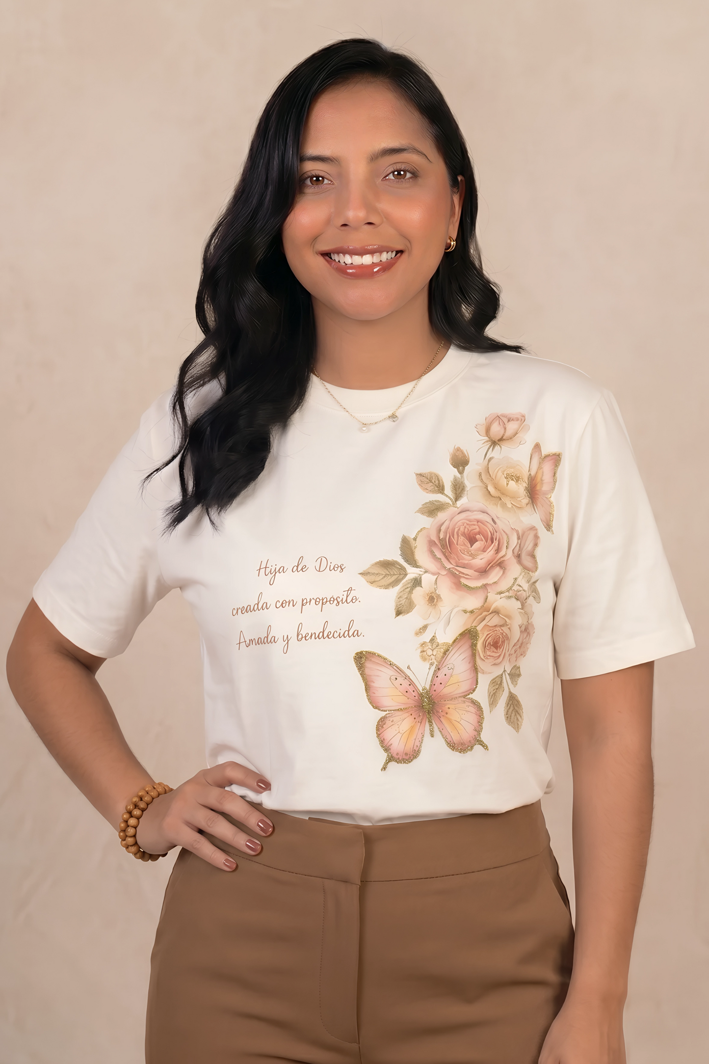 CAMISETA MARIPOSA: Hija de Dios