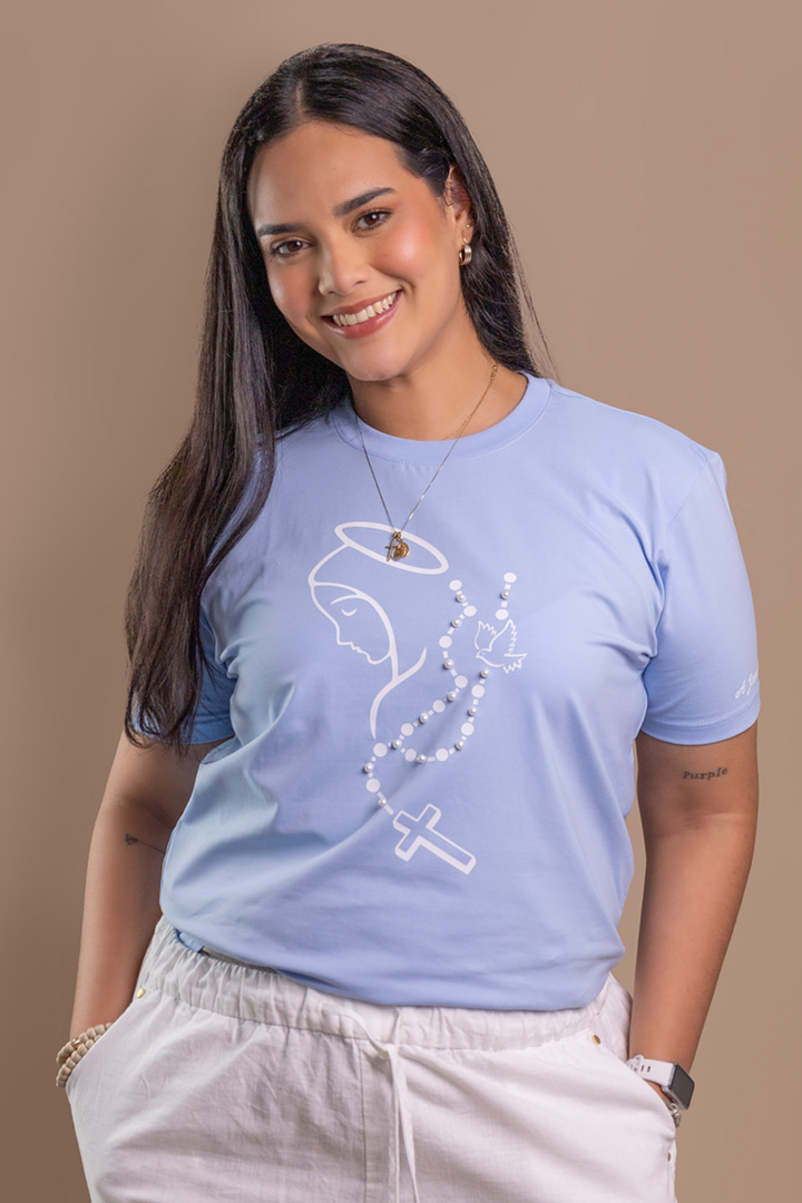 CAMISETA ROSARIO: A JESÙS POR MARÌA