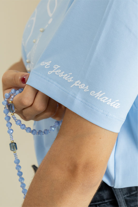 CAMISETA ROSARIO A JESÙS POR MARÌA