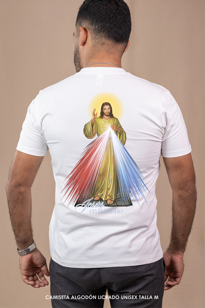 CAMISETA DIVINA MISERICORDIA - Algodòn licrado Unisex