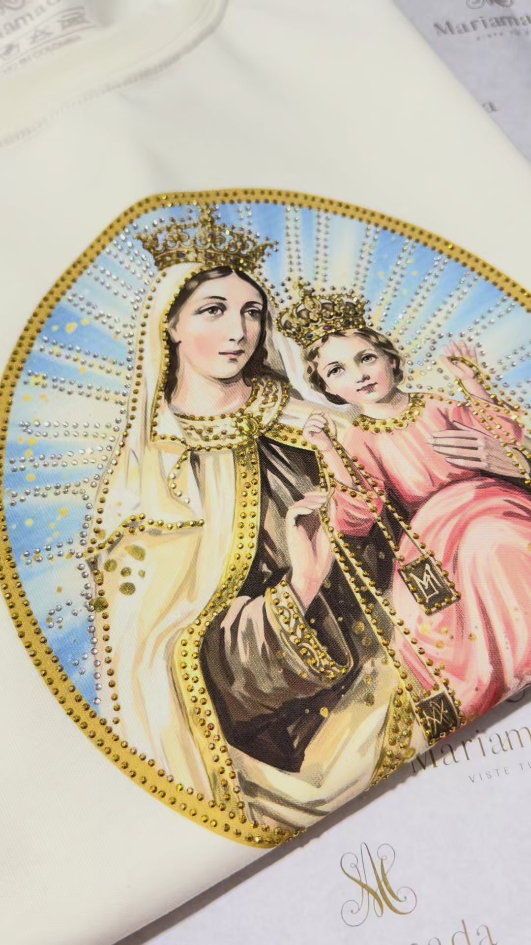 CAMISETA VIRGEN DEL CARMEN *Piedras*