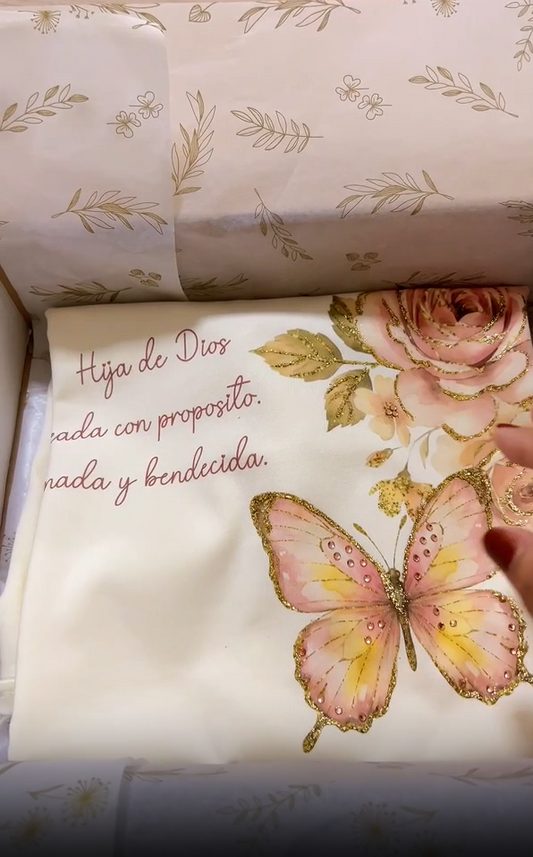 CAMISETA MARIPOSA: Hija de Dios