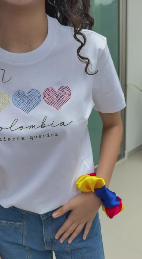 CAMISETA COLOMBIA : Tres Corazones