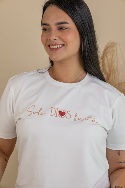 CAMISETA SOLO  DIOS BASTA